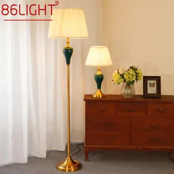 8686LIGHT Современный керамический торшер, креативные американские простые стоячие светильники, Светодиодный декор для дома, гостиной, спальни, кабинета