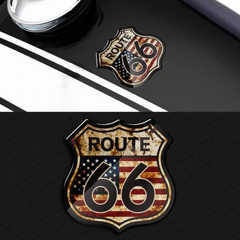 3D наклейки на мотоцикл с историческими наклейками Route 66, подходящими для индийского мотоцикла Harley