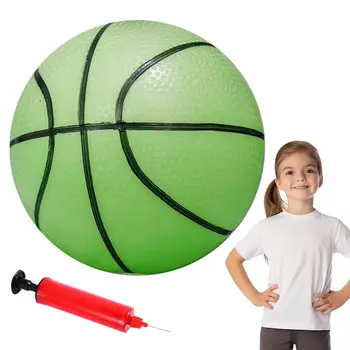 Баскетбольный мяч с подсветкой, светящиеся мячи для малышей, с подсветкой, сильный захват, светящийся баскетбольный мяч для детей, надувной для малышей