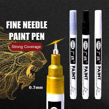 0,7 мм Водостойкая ручка-малярка Fine Point Paint Marker Нетоксичная Перманентная маркерная ручка 