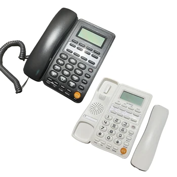 Проводной стационарный телефон Стационарные телефоны с большой кнопкой и функцией идентификации вызывающего абонента