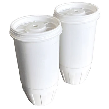 Фильтры для воды из 2 частей белого цвета, запасные части для кувшинов и диспенсеров, система фильтрации БЕЗ ВОДЫ