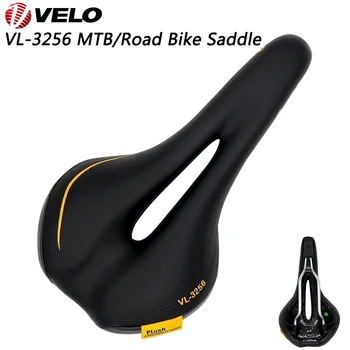 VELO VL-3256, Полое дышащее велосипедное седло, Унисекс, MTB, дорожное велосипедное седло, Удобная подушка для велосипедного сиденья, Аксессуары для велоспорта