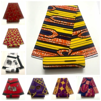 восковая ткань Анкары 2022 высококачественная ткань с африканским восковым принтом, 100% хлопок, мягкий африканский гарантированный настоящий воск для платьев