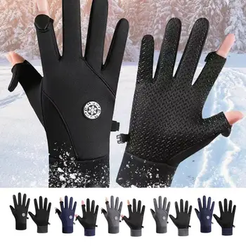 Зимние перчатки для верховой езды Зимние перчатки для велоспорта Теплые перчатки для велосипеда с сенсорным экраном Зимние перчатки для занятий спортом Теплые перчатки для рук