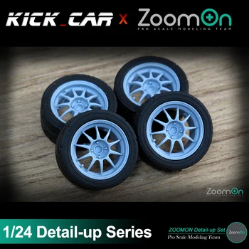 ZoomOn ZR026 16' ES Tarmac Racing Rim Set Детализированные Модифицированные Детали Для Собранной модели Подарок Любителю для Взрослых Профессионалов