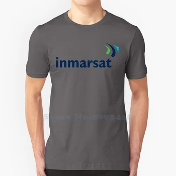 Высококачественные футболки с логотипом Inmarsat, модная футболка, новая футболка из 100% хлопка