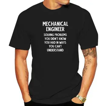 Определение инженера-механика, забавная подарочная футболка для инженеров, хлопковая футболка на заказ, высококачественные мужские футболки, молодежные