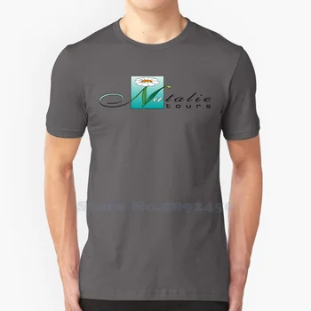 Натали Турс Одежда Унисекс 2023 Уличная Одежда С логотипом Бренда, футболка С графическим рисунком