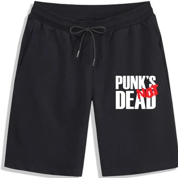 Мужские шорты для взрослых Punk's NOT Dead V3 черного цвета