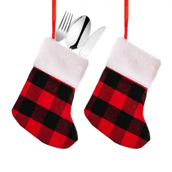 Рождественские носки, Подарочный пакет, Чулки, Рождественские Конфеты Санта-Клауса, Портативные Рождественские Носки, украшения, Подвесные чулки для торговых центров