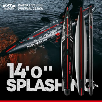 WATERLIVE ZHUMO Водная гоночная доска для серфинга Профессиональная скоростная спортивная доска для паддла 14 ' Специальное соревнование по брызгам