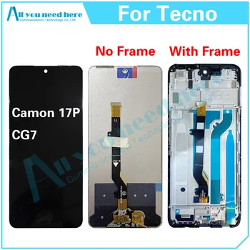 100% Тест Для Tecno Camon 17P CG7 ЖК-Дисплей С Сенсорным Экраном Digitizer В Сборе Замена Запасных Частей