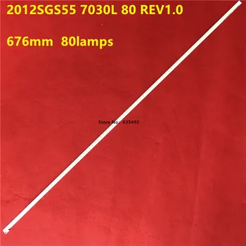 Новая 5 шт. Светодиодная лента подсветки для 2012SGS55 7030L 80 REV1.0 LJ64-03479A 55PFL5537H 55PFL5537K/12 55PFL5527K 55PFL5527H/12