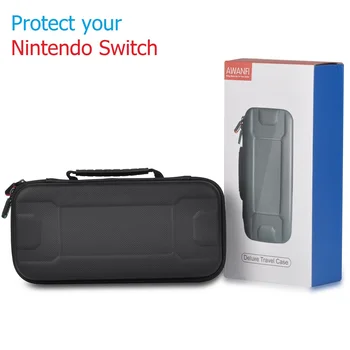 Дорожный чехол EVA, совместимый с Nintendo Switch и защищающий игровые картриджи, консоль Nintendo Switch и аксессуары