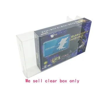 10ШТ ПЭТ Прозрачная коробка для 3DS Monster Hunters 4 Display box пластиковый Протектор коллекция для хранения защитный b