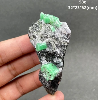 ЛУЧШЕЕ! 100% Натуральный зеленый изумруд, минерал, образцы драгоценных кристаллов, камни и кристаллы, кристаллы кварца из Китая