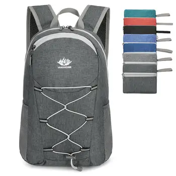 Мужской женский складной рюкзак для улицы, портативный легкий 15л, модный рюкзак для путешествий большой емкости