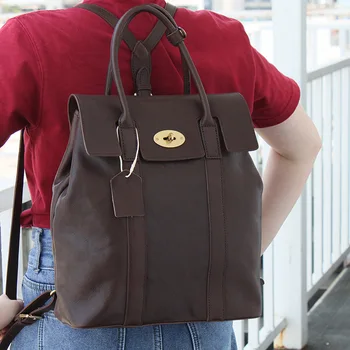 Женская сумка из кожи растительного дубления, сумка-тоут большой емкости, сумка для поездок на работу и отдыха, компьютерный рюкзак из воловьей кожи верхнего слоя