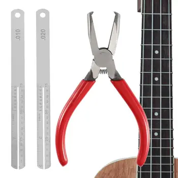Инструмент для резки гитарных струн Инструмент для перетяжки гитары Эргономичный дизайн Лады Плоскогубцы Набор для смены струн Струнные инструменты