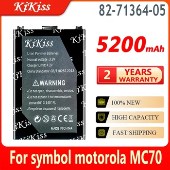 5200 мАч KiKiss 82-71364-05 827136405 Аккумулятор Для symbol motorola MC70 MC75 MC7090 MC7094 MC75A0 Аккумуляторы Для Мобильных Телефонов