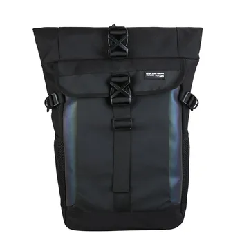 Модный мужской светоотражающий рюкзак большой емкости, водонепроницаемый, для путешествий, школы моды для подростков, большая сумка для мужчин
