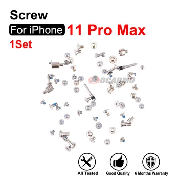 Полный комплект винтов для iPhone 11 Pro Max Средняя нижняя рамка внутренний винт материнской платы ремонтная деталь