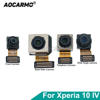 Aocarmo Для Sony Xperia 10 IV X10iv XQ-CC72 CC54 CC44 Фронтальная Задняя Основная Камера С Ультрашироким Телеобъективным Зумом Модуль Камеры Гибкий Кабель