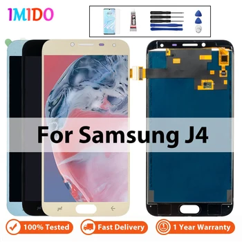 100% Новый Дисплей для SAMSUNG Galaxy J4 ЖК-Дигитайзер В Сборе Запасные Части для Samsung SM-J400G SM-J400F SM-J400M