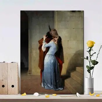 Итальянский художник Франческо Хайес Kiss-плакаты Il Bacio, алмазная живопись, мозаика, вышивка крестиком, Домашний декор