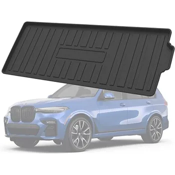 Коврик для багажника Автомобиля Грузовой Коврик Задний Коврик для багажника Грузовой Лайнер Водонепроницаемый Коврик для пола Украшение пространства Лоток Коврик для BMW X7 2019-2023