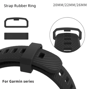 Сменный резиновый ремешок для часов Петля для крепления ремешка Защитный держатель Стопорное кольцо для Garmin Fenix 6S 6X 6 Pro 5X 5S 5 Plus