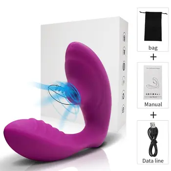 Вибратор для сосания влагалища, 10 скоростей, вибрирующая присоска, Оральный секс, стимулятор клитора, эротическая секс-игрушка для женщин, сексуальное здоровье