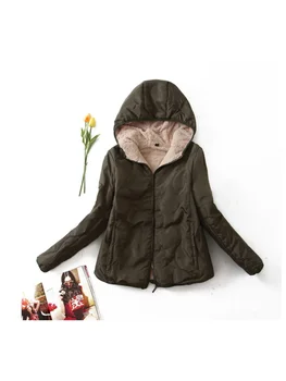 Женская хлопчатобумажная куртка ZACK RAIN 2023, женская повседневная модная толстая однотонная куртка с длинными рукавами Для женских курток