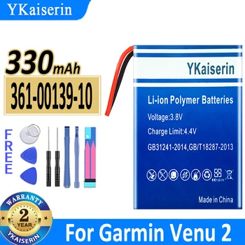 Аккумулятор YKaiserin емкостью 330 мАч 361-00139-10 3610013910 Для Смарт-часов Garmin Venu 2 Venu2 Bateria