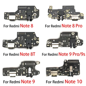 USB Порт Для Зарядки Плата Зарядного Устройства Гибкий Кабель Для Xiaomi Redmi Note 8 8T 9 9S 7 5 6 10 Pro 5G Mi 10T Lite Док-Разъем С Микро