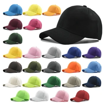 Однотонные регулируемые бейсболки для мужчин, женская шляпа, мужская кепка, спортивная белая бейсболка для дальнобойщиков, спортивная белая бейсболка для дропшиппинга