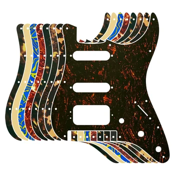 Fei Man - Накладка для гитары на заказ, Strat С Флойдом Роузом, Тремоло-хамбакер, Одинарная накладка HSH, 11 отверстий для шурупов США