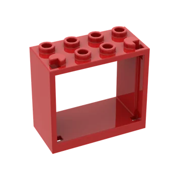 1pc MOC Brick Parts 60598 Окно 2 x 4 x 3 Рамы, совместимый строительный блок, частица, сделай САМ, игрушка-головоломка для детей, подарок на день рождения