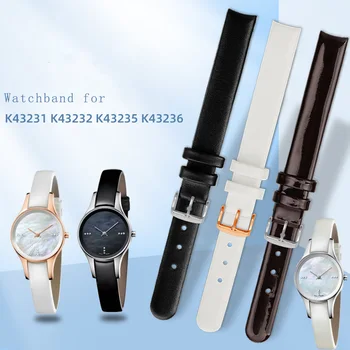 Браслет с дугообразным выступом для K43231/43232/43235/43236 женские часы из натуральной кожи с аксессуарами для ремешка на запястье, браслет 10 мм