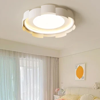 Современный светодиодный потолочный светильник для гостиной, столовой, спальни, прохода, Потолочная люстра Creamy Wind для домашнего декора, светильник для освещения