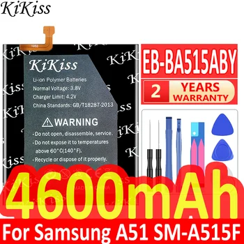 4600 мАч KiKiss Мощный Аккумулятор EB-BA515ABY Для Samsung Galaxy A51 SM-A515 SM-A515F/DSM Аккумулятор для телефона EB BA515ABY