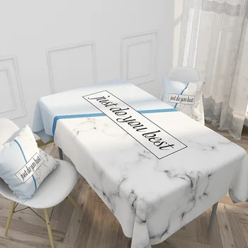 Скатерть в скандинавском минималистичном стиле с геометрическим рисунком, чайный столик, обеденный стол, скатерть Водонепроницаемая, маслостойкая, Пылезащитная, многоцелевая для телевизора