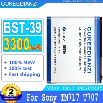 Аккумулятор GUKEEDIANZI для Sony Ericsson TM717 T707 W380 W380a W518 W518a W908c W910i Z555i W508 W508c BST 39, 3300 мАч