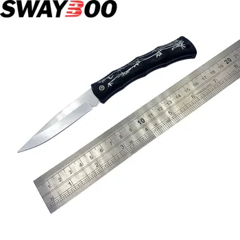 Swayboo Новый Универсальный нож для улицы, Карманный, Тактический, для выживания в кемпинге, Складной Нож для очистки овощей EDC с ручкой из нержавеющей стали