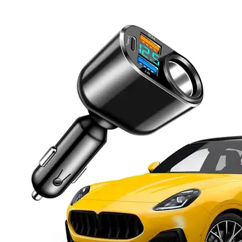 Автомобильное зарядное устройство | Мини-4-портовое USB-зарядное устройство для быстрой зарядки | автомобильный адаптер питания, автомобильные зарядные устройства для мобильных телефонов, розетка для автомобильного зарядного устройства