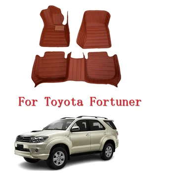 Для Toyota Fortuner 2015 2014 2013 2012 2011 2010 2009 2008 2007 2006 (7 Местный) Ковры для отделки салона автомобиля