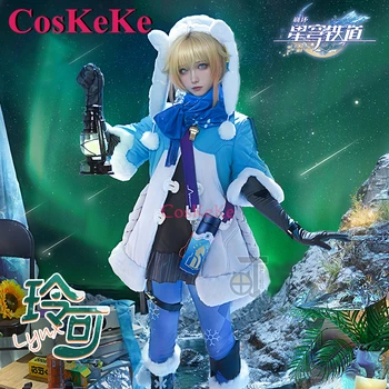 CosKeKe Lynx Landau Косплей аниме Игра Honkai: Звездный Рельсовый костюм Прекрасная Милая Униформа Женская одежда для ролевых игр на Хэллоуин