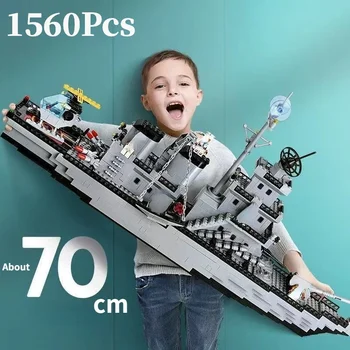 Совместим с конструкторами Lego WW2 Военный корабль, солдаты армии, Оружие, лодка, самолет, автомобиль, набор игрушек для детей