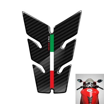 3D Карбоновая накладка для бака мотоцикла Италия Гоночный маленький чехол для бака для Aprilia Ducati Panigale Benelli и т.д.